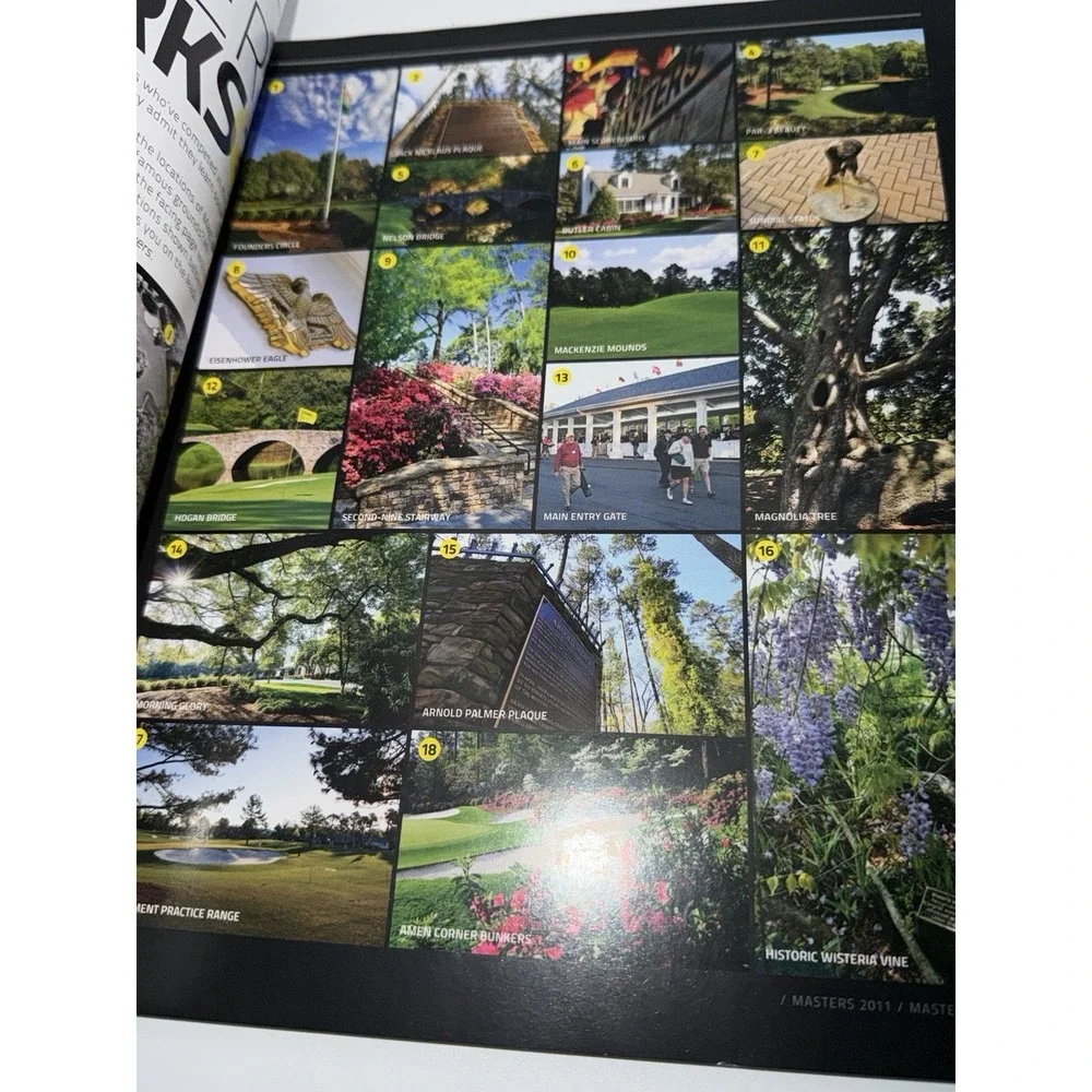 Masters 2011 Official Tournament Program Augusta National Golf Journal